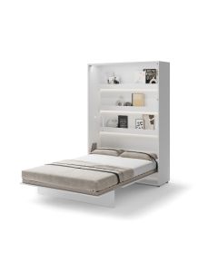 Opklapbed verticaal 140 x 200 Hoogglans Wit Bed Concept 