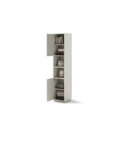 Bed Concept aanbouwkast 2 deurs - 2 open vakken Cashmere
