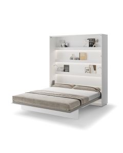 Bed Concept opklapbed verticaal 180 Hoogglans wit