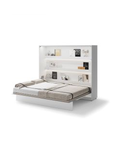 Bed Concept opklapbed horizontaal 160 Hoogglans wit
