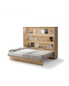 Bed Concept opklapbed horizontaal 160 Ambachtelijke eik