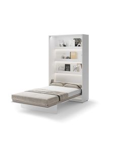 Bed Concept opklapbed verticaal 120 Hoogglans Wit
