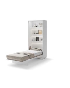 Opklapbed verticaal 90 x 200 Wit Bed Concept 
