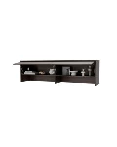 Bed Concept opzetkast 2-klepdeur 60H Bruin / Donker walnoot