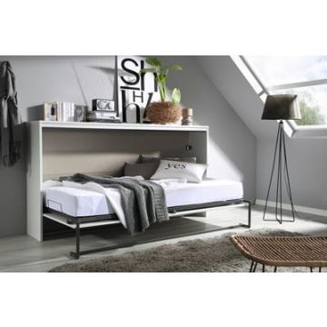 Albero Opklapbed 90x200 wit