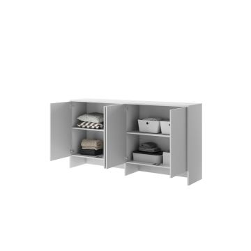 Bed Concept opzetkast 4-deurs 110H Wit