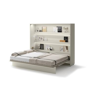 Bed Concept opklapbed horizontaal 160 Cashmere