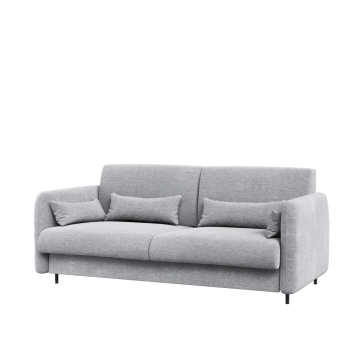 Bed Concept sofa 160 Grijs voor opklapbed hoogglans wit