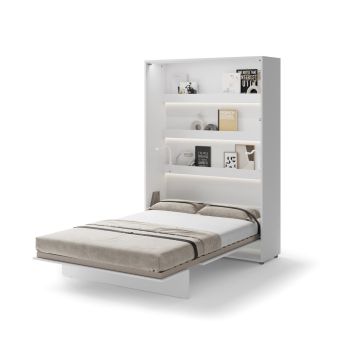 Bed Concept opklapbed verticaal 140 Wit