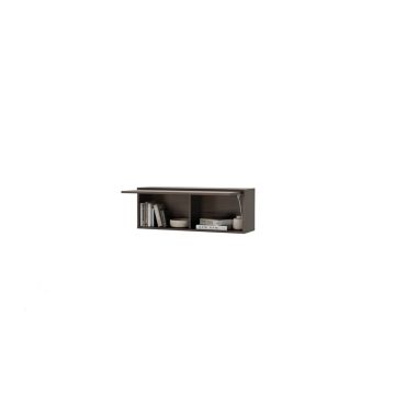 Bed Concept wandkast smal Bruin / Donker walnoot