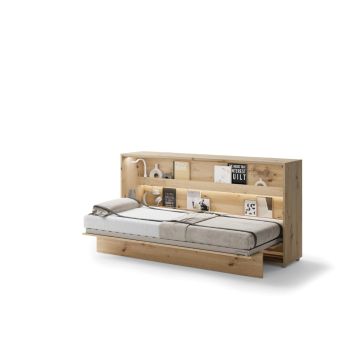 Bed Concept opklapbed horizontaal 90 Ambachtelijke eik