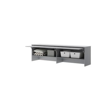 Bed Concept opzetkast 2-klepdeur 60H Grijs