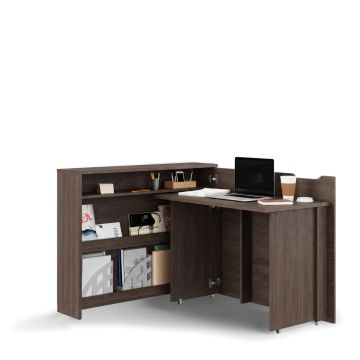 Work Concept bureaukast – 115 cm – rechts – bruin / donker walnoot
