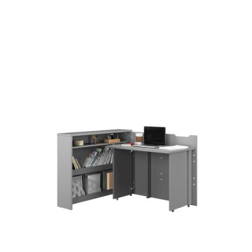 Work Concept bureaukast – 115 cm – rechts – grijs
