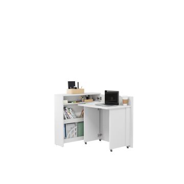 Work Concept Slim bureaukast – 90 cm – rechts – hoogglans wit