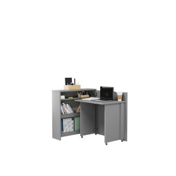 Work Concept Slim bureaukast – 90 cm – rechts – grijs