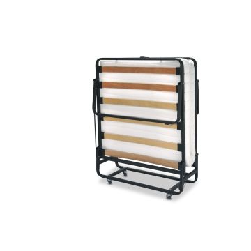 Vouwbed GB110 90 x 200 zwart incl. hoes