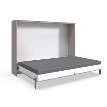 Juist opklapbed horizontaal 140 x 200 Taupe