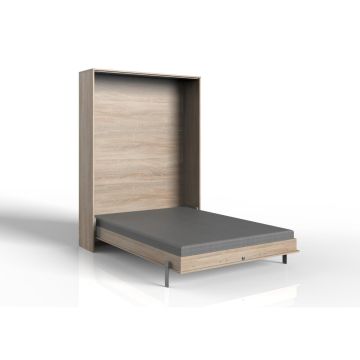 Juist opklapbed verticaal 140 San Remo eik