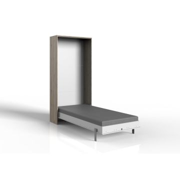 Juist opklapbed verticaal 90 Wit - San Remo eik