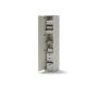 Bed Concept 1-deurs aanbouwkast  D46 Cashmere
