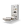 Opklapbed verticaal 90 x 200 Hoogglans wit Bed Concept