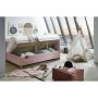 Gestoffeerd Opbergbed Cool 120 x 200 met rugleuning Roze