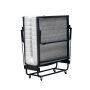 Vouwbed GB120 90 x 200 zwart incl. hoes