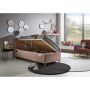 Gestoffeerd Opbergbed Fun 90 x 200 Oud-Roze
