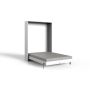 Juist opklapbed verticaal 140 x 200 Wit