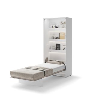 Opklapbed verticaal 90 x 200 Wit Bed Concept 