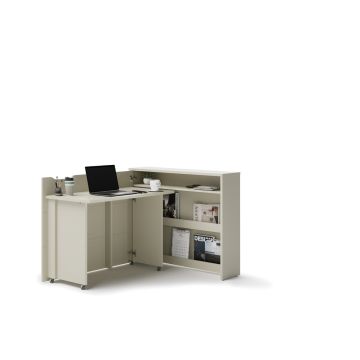 Work Concept bureaukast – 115 cm – links – cashmere