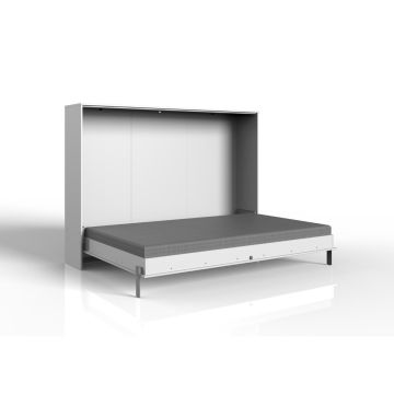 Juist opklapbed horizontaal 140 x 200 Wit