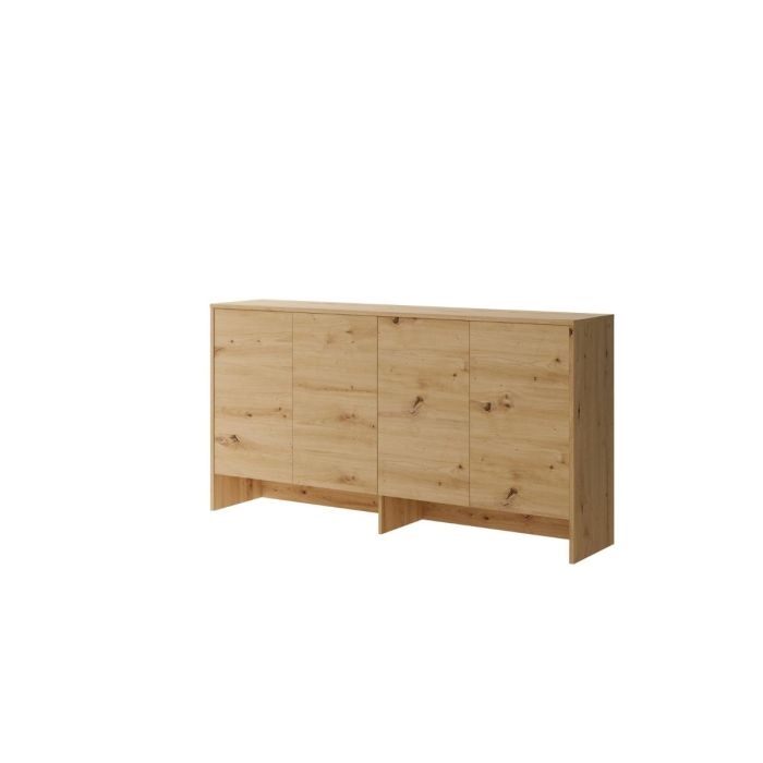 Bed Concept opzetkast 4-deurs 110H Ambachtelijk eik