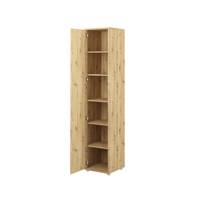 Bed Concept 1-deurs aanbouwkast  D46 Ambachtelijk eik