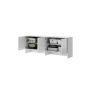 Bed Concept opzetkast 4-deurs 80H Hoogglans wit