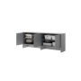 Bed Concept opzetkast 4-deurs 80H Grijs