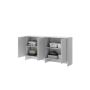Bed Concept opzetkast 4-deurs 110H Wit