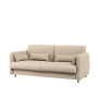 Bed Concept sofa 140 Beige Boucle voor opklapbed ambachtelijk eik