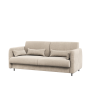Bed Concept sofa 140 Beige voor opklapbed hoogglans wit