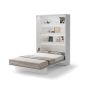 Bed Concept opklapbed verticaal 140 Hoogglans Wit