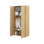 Bed Concept 2-deurs kledingkast D55 Ambachtelijk eik