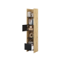 Bed Concept boekenkast smal H218 Ambachtelijk eik - Zwart
