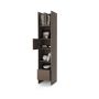 Bed Concept boekenkast smal H218 Bruin / Donker walnoot