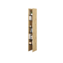 Bed Concept boekenregaal H218 Ambachtelijk eik - Zwart