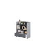 Bed Concept boekenkast breed H108 Grijs - Antraciet