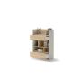 Bed Concept boekenkast breed H138 Cashmere - licht eik