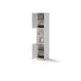 Bed Concept aanbouwkast 2 deurs - 2 open vakken Wit
