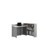 Work Concept bureaukast – 115 cm – links – grijs
