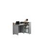 Work Concept Slim bureaukast – 90 cm – links – grijs